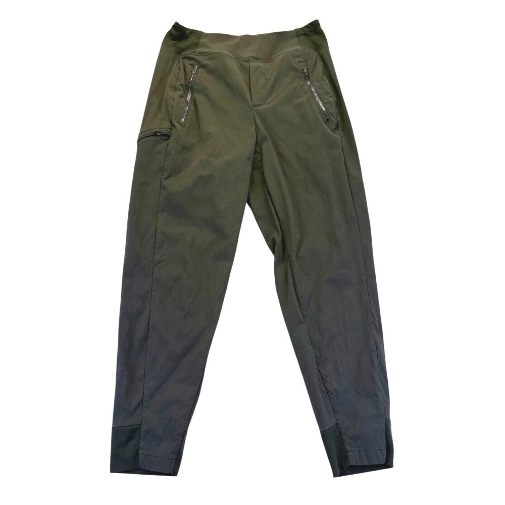 Athleta Trekkie North High Rise Jogger Pants Olive Green Womens Size 0P Petite